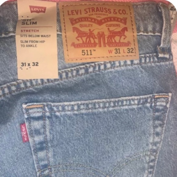 Men's Levi's 511 Slim Size 31/32 Slim Fit Jeans
Nwt 70 Retail Awesome - Picture 11 of 12